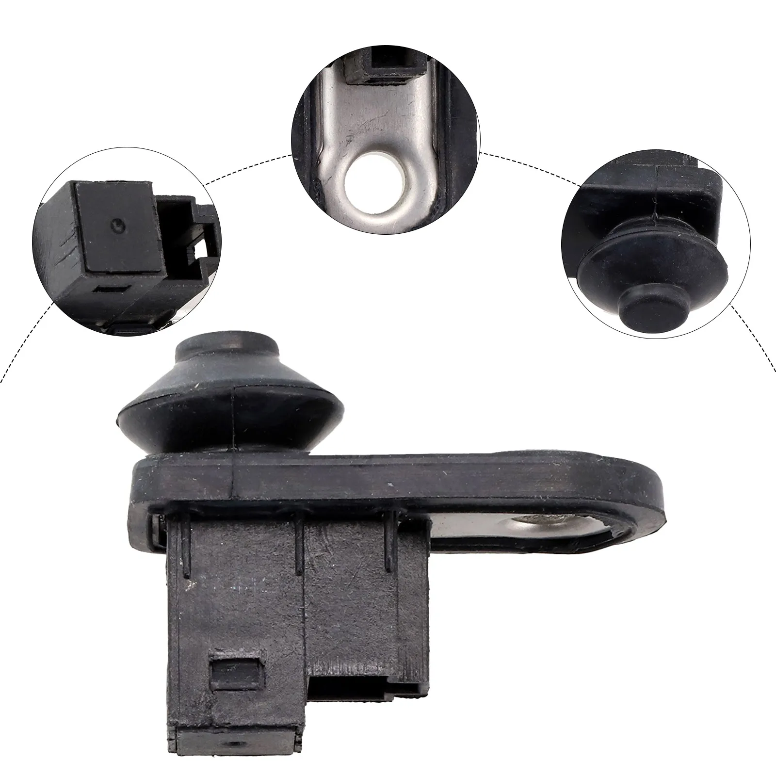 

1pc Car Interior Door Jamb Light Lamp Switch Button For Hyundai 2001-2014 Black Door Jamb Interior Light Switch 93560-3B100