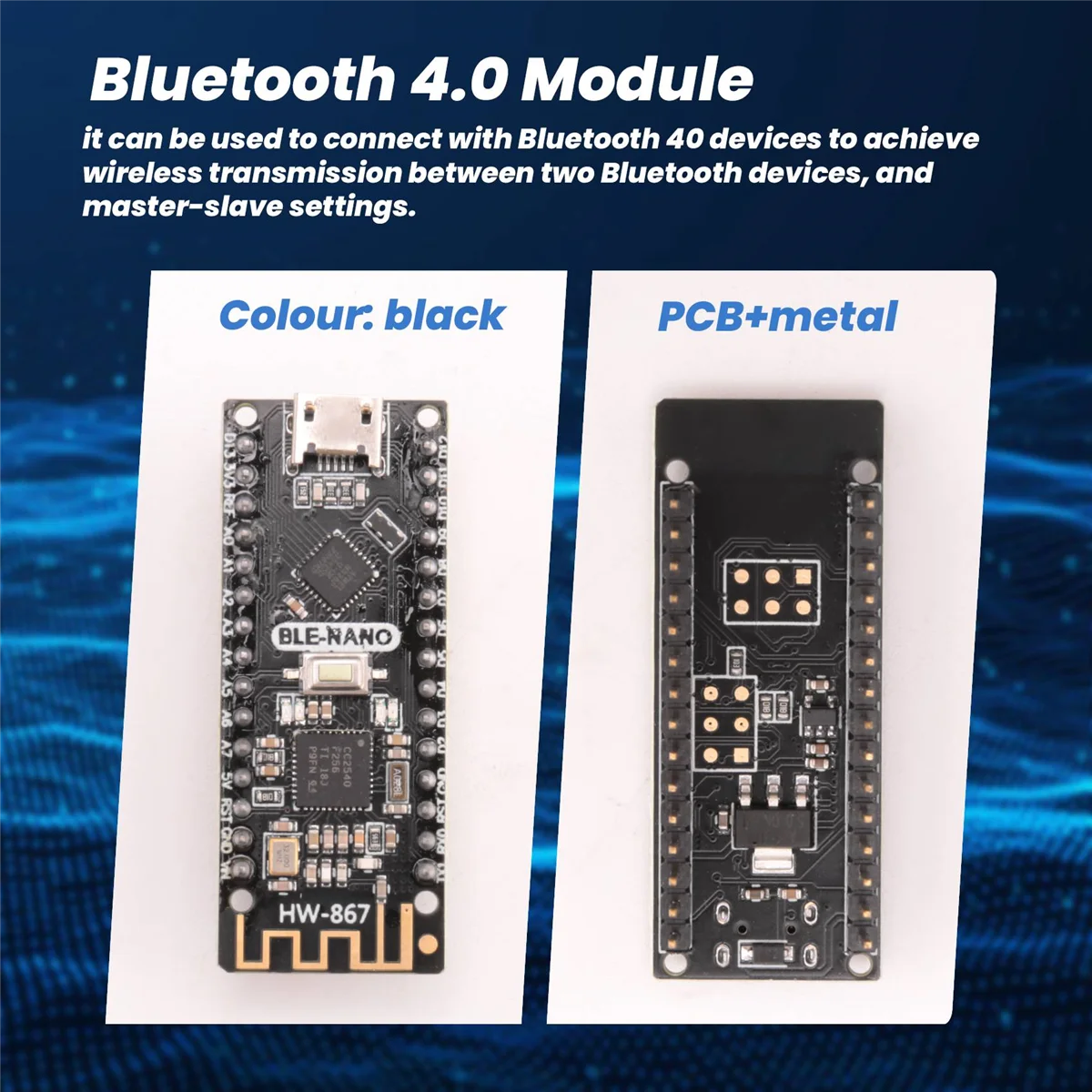 CC2540F256 модуль Встроенный Bluetooth 4 0/Ble-Nano материнская плата для Arduino Nano