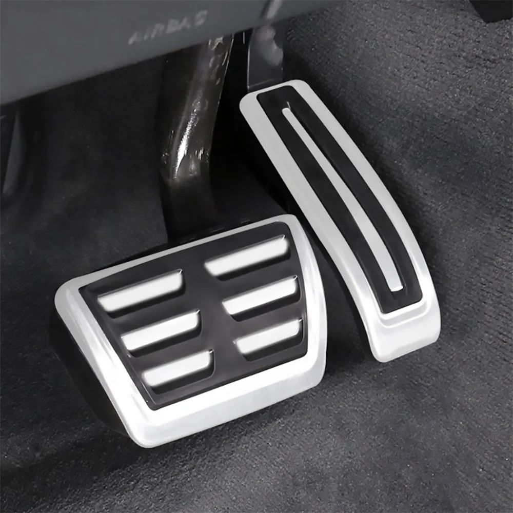 Stainless Steel Car Pedals for Audi Q7 SQ7 Porsche Cayenne for VW Volkswagen Touareg Gas Brake Pedal Protection Cover