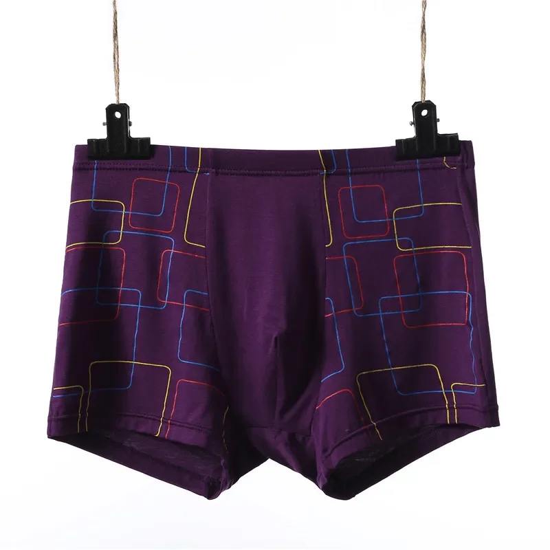 Мужское нижнее белье сексуальные полосатые трусы дышащие боксеры Трусы из