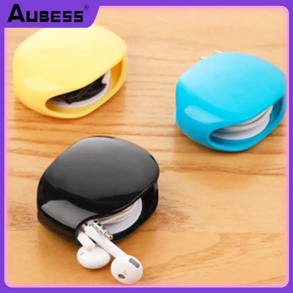 

1pcs Scroll Automatic Recovery Store Various Commonly Used Data Cables Automatic Coiler Automatic Take-up Durable And Sturdy