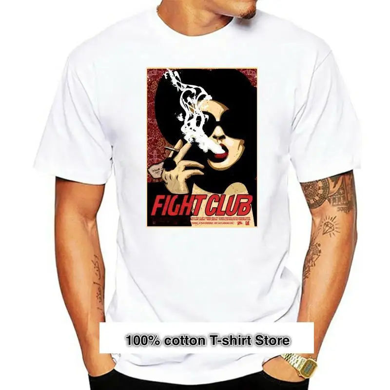 

Camiseta de algodón para hombres, prenda de vestir, de estilo Harajuku, con diseño de cantante Marla Fight Club