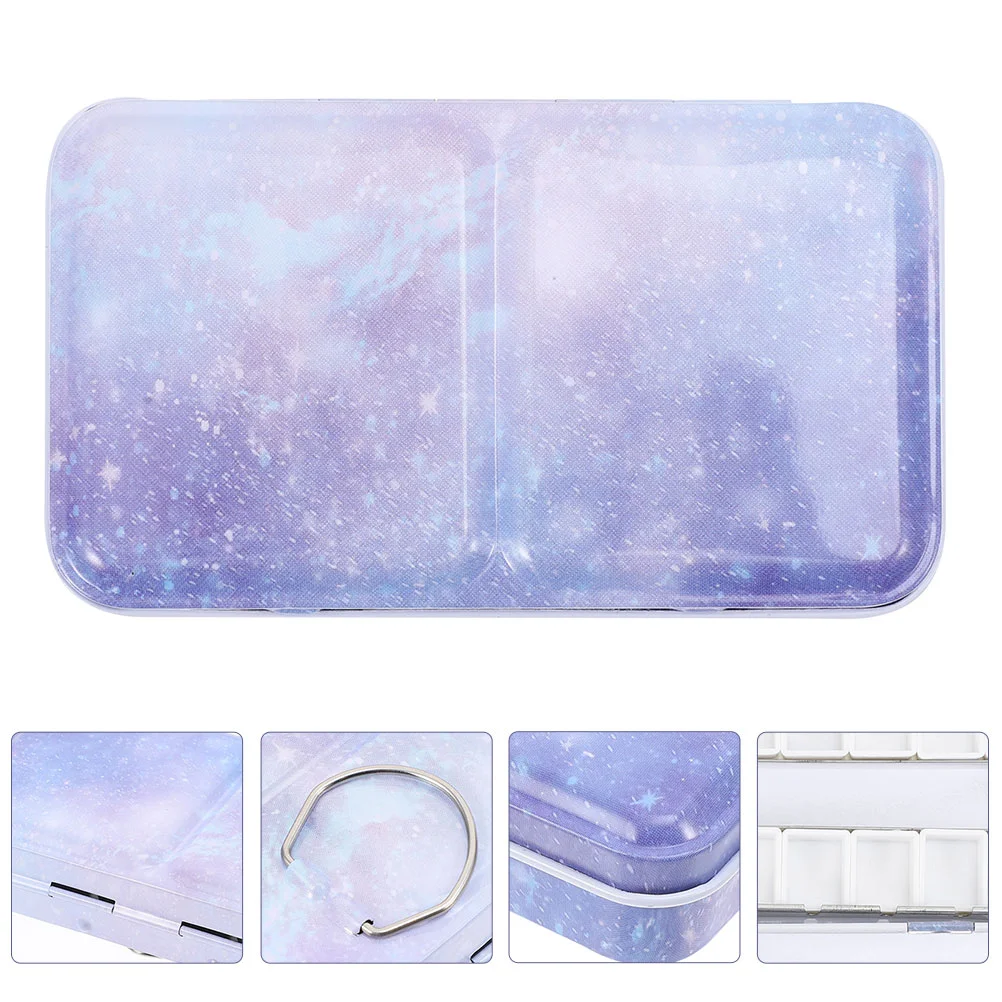 

1 Set of Folding Pigment Storage Box Practical Watercolor Pigment Storage Boxes