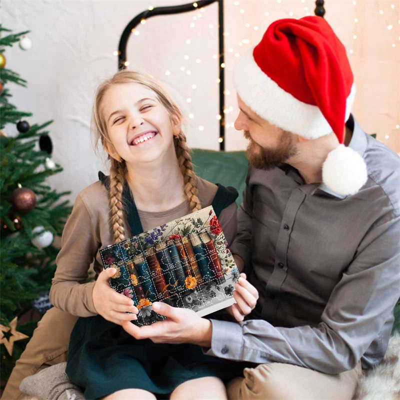 Рождественский адвент-календарь 2025 подарочная коробка креативная акриловая