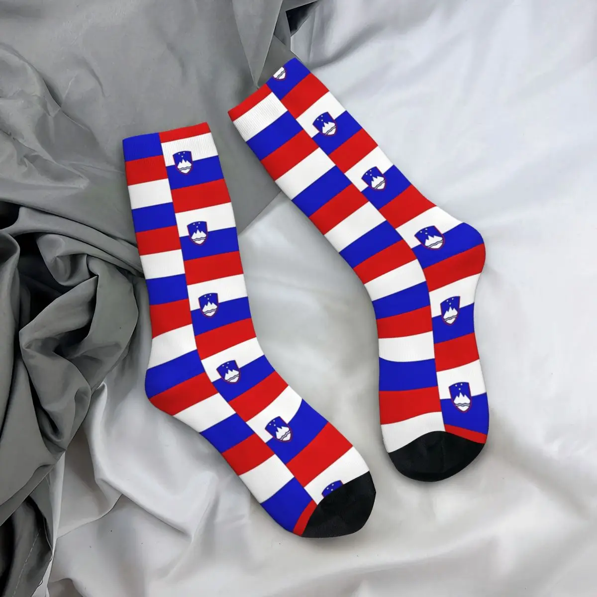 Словения словенская Республика флаг кавайные носки спортивные с мультяшным