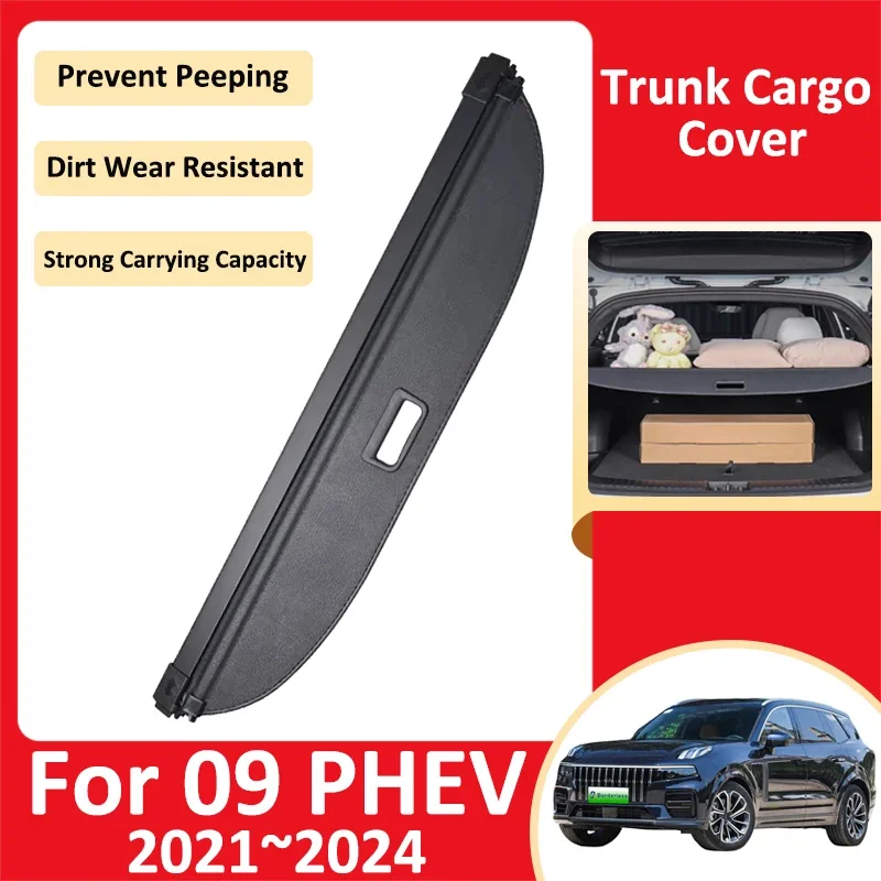 Занавеска в багажник автомобиля для Lynk &amp Co 09 PHEV 2021 ~ 2024 регулируемая перегородка
