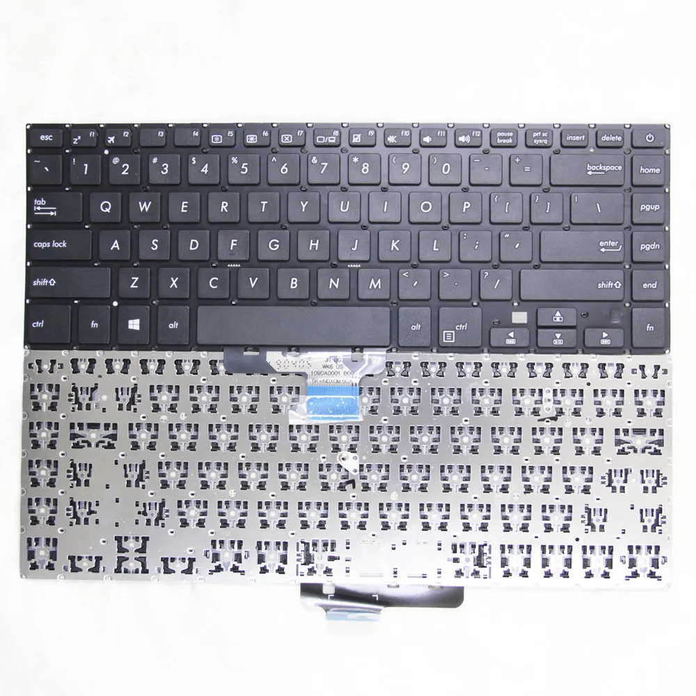 

Новая английская клавиатура для ноутбука ASUS VivoBook X510 X510U S510U S5100U F510 UX550 V580Q X510Q U510U A510U без подсветки