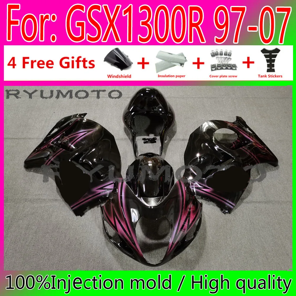 Фото Полный обтекатель мотоцикла HAYABUSA для Suzuki GSXR1300 03 04 05 06 07 GSX1300R 97 98 99 00 01 02, обтекатели кузова №1