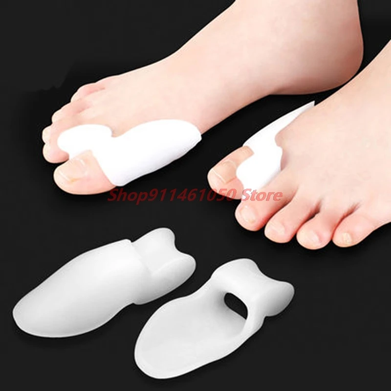 

2pcs Silicone Gel Bunion Toe Corrector Orthotics Straightener Separator Pain