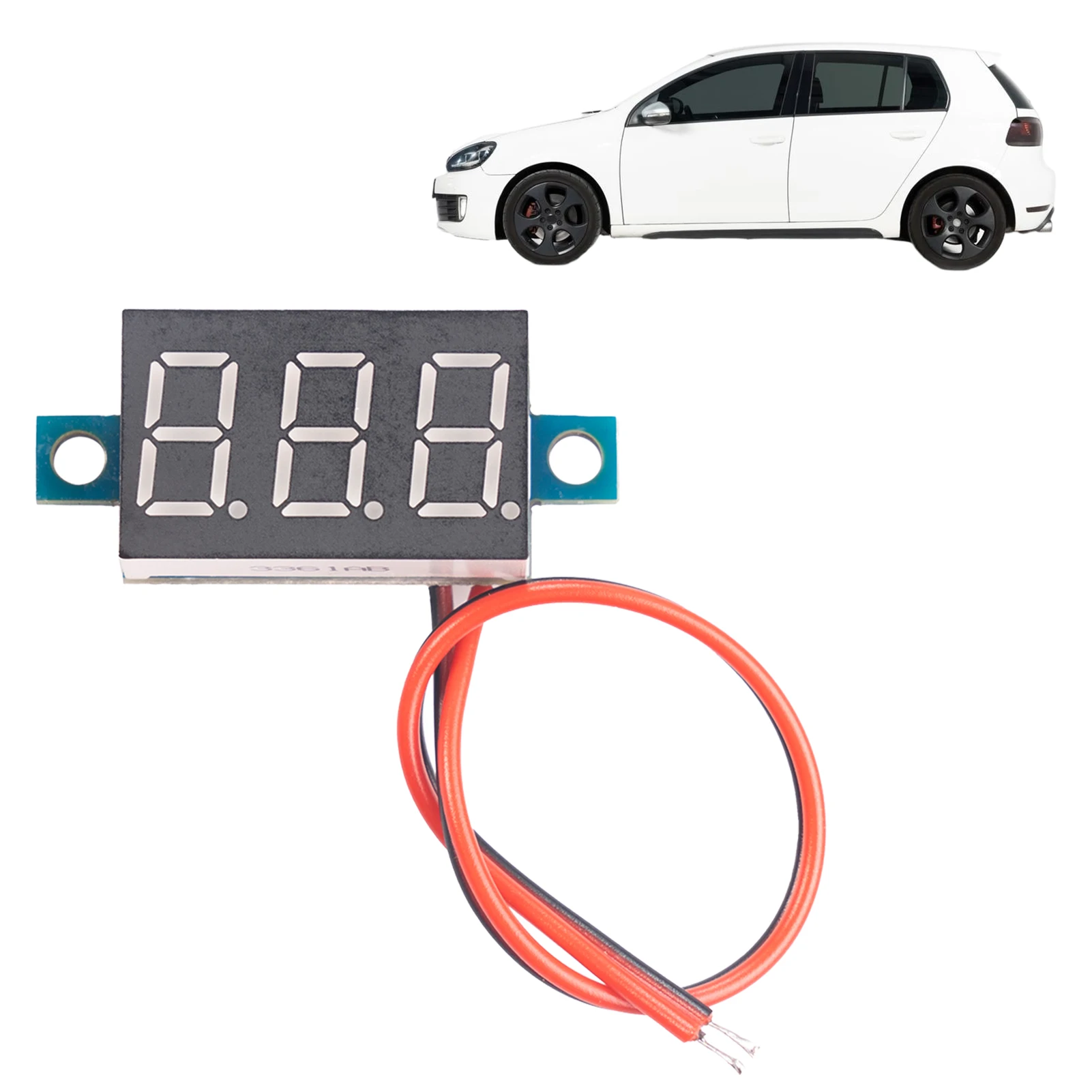 

LED Digital Voltmeter DC Electric Vehicle Digital Voltmeter With High Measurement Accuracy Easy To Install LED Digital Panel