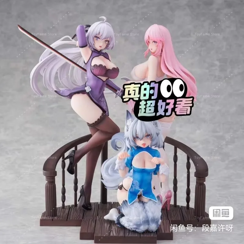 Фото В наличии: Коллекционная подвижная фигурка AniMester KDcolle Damanjiang: The Reborn Magician - Курэха в ципао и Фрейя Сэцуна (женская) №2