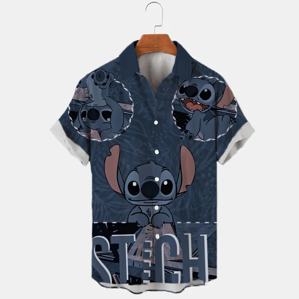 

Hawaiian Shirts Summer Button-Up Shirts Men's Holiday Beach Short Sleeves 3D Full Print Fashion Colorful Casual Hip Hop Tops