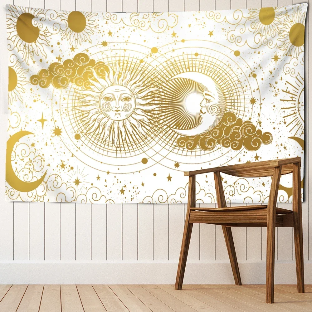 Психоделическое солнце и искусство настенная подвесная мечта таинственный