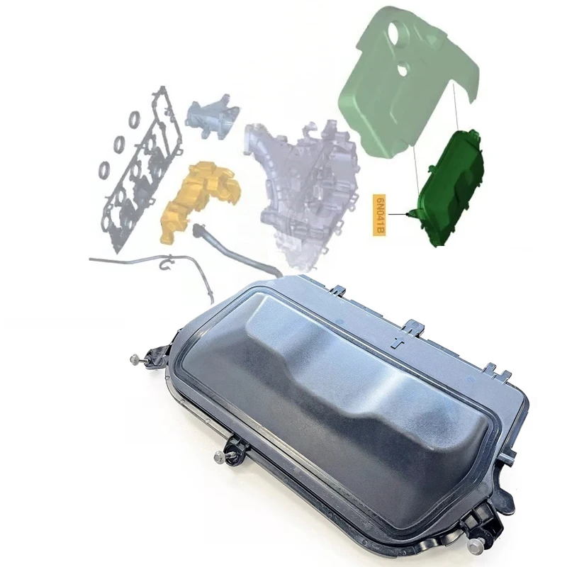 

1 шт., автомобильная топливная форсунка, защитная крышка двигателя, накладка, часть топлива 1683664 1565CQ 9682444080 для Peugeot Citroen Ford 2,0 Diesel