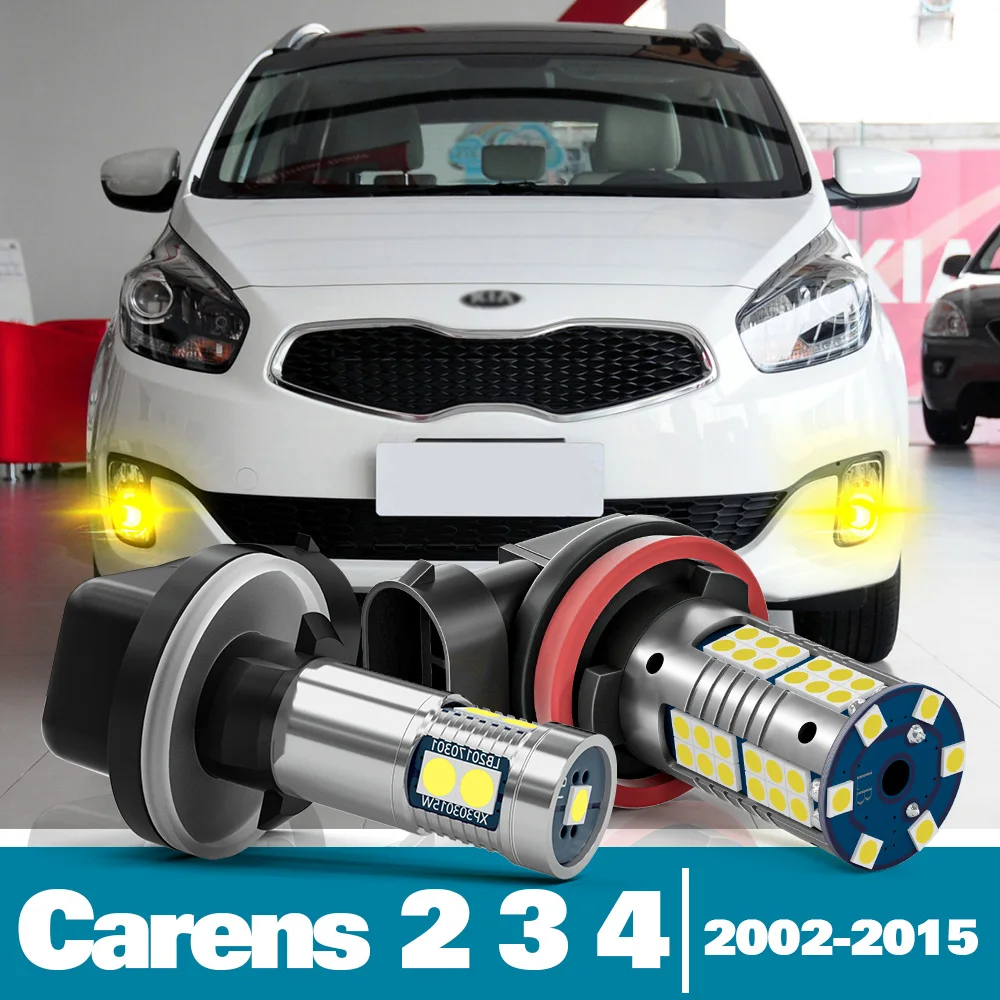 

2pcs LED Fog Light For Kia Carens 2 3 4 Accessories 2002 2003 2004 2005 2006 2007 2008 2009 2010 2011 2012 2013 2014 2015