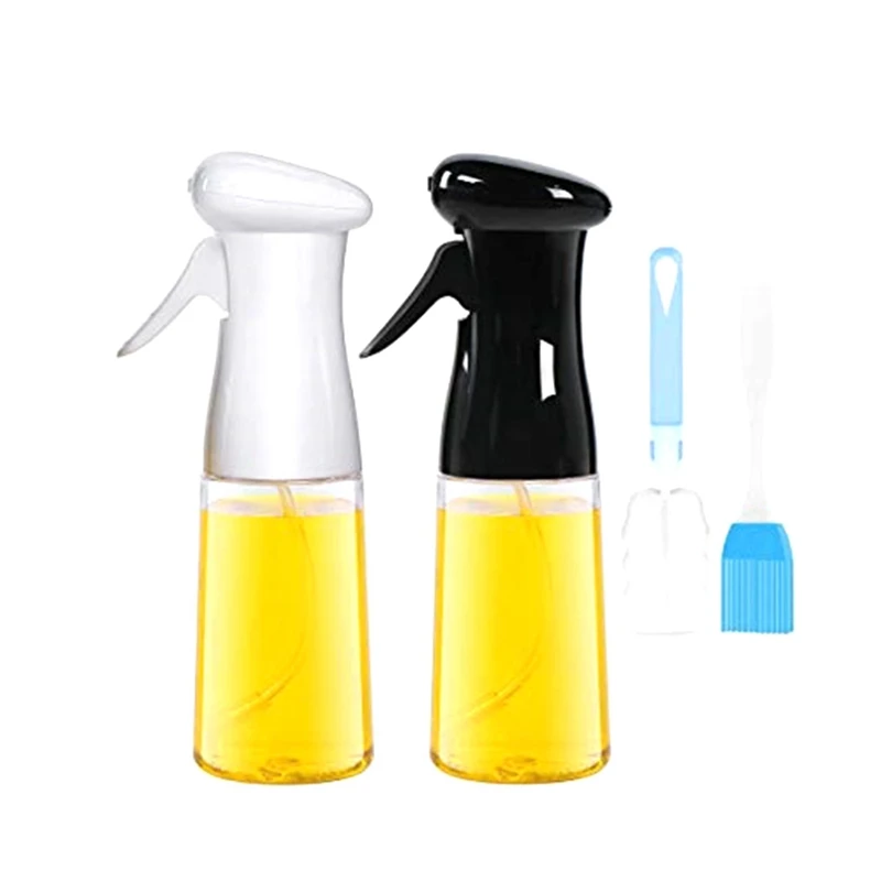

2 Pieces 210Ml Olive Oil Sprayer,Oil Sprayer For Cooking,Oil Sprayer Bottle For Kitchen,Baking,BBQ,Frying,Salad,Etc