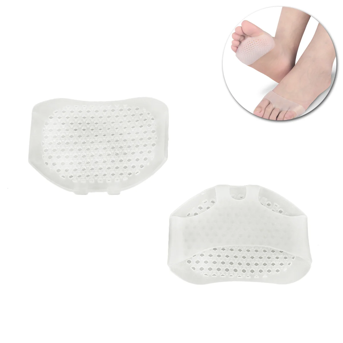 

Forefoot Pads Cushion Forefoot Cushion Pads Bunion Toe Spacer Metatarsal Pads Toe Separators High Heel Forefoot Cushion