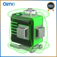 aimo laser level 1612 lines 4d3d self leveling 360 horizontal and vertical cross super powerful portable green laser