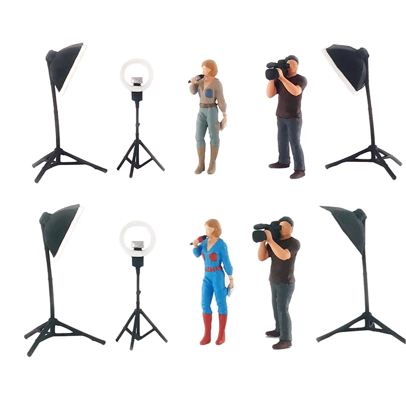 

RM модель 1: 64 миниатюрные сцены, на месте живой трансляции, ведущая игра, Миниатюрная игрушка, гоночная схема, креативная