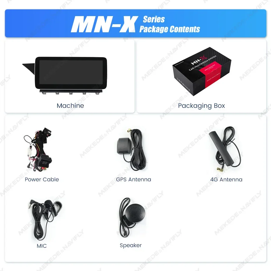 MN-X Android 14 до 8-ЯДЕР 12+512ГБ автомагнитола For Mercedes Benz GLK Class benz X204 2008-2015 Штатная
