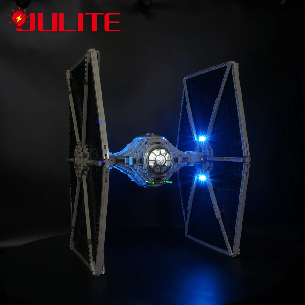 Набор со светодиодной подсветкой для 75095 UCS TIE Fighter, кирпичи, набор игрушек «сделай сам» (конструкторы в комплект не входят)