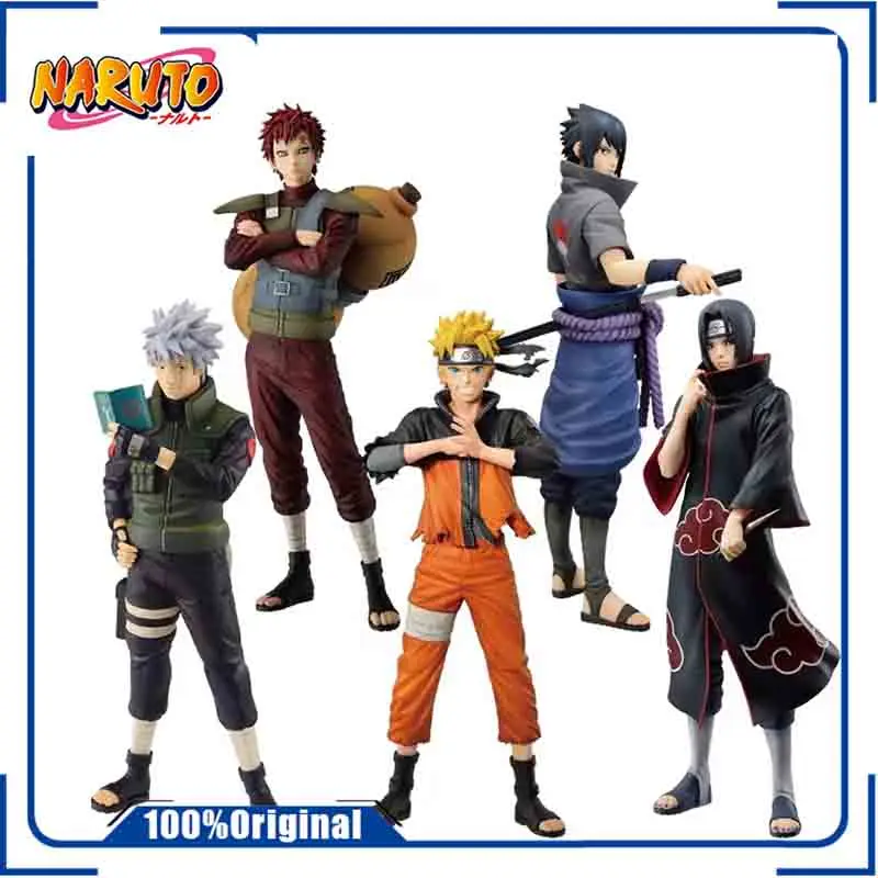 Оригинальные куклы BANDAI Ichiban Kuji Naruto Uzumaki Gaara Kakashi Uchiha Itachi Sasuke