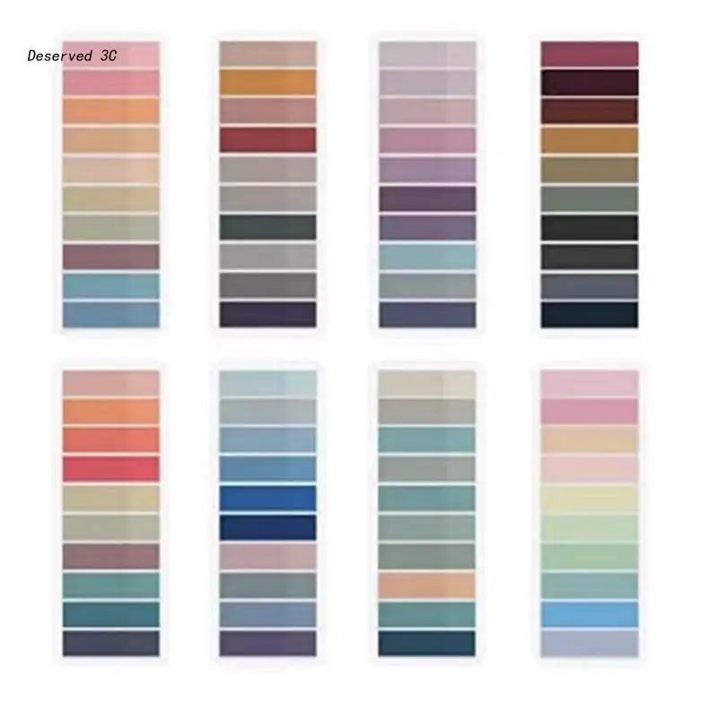 

Липкие вкладки OOTDTY, 40/60/80 цветов