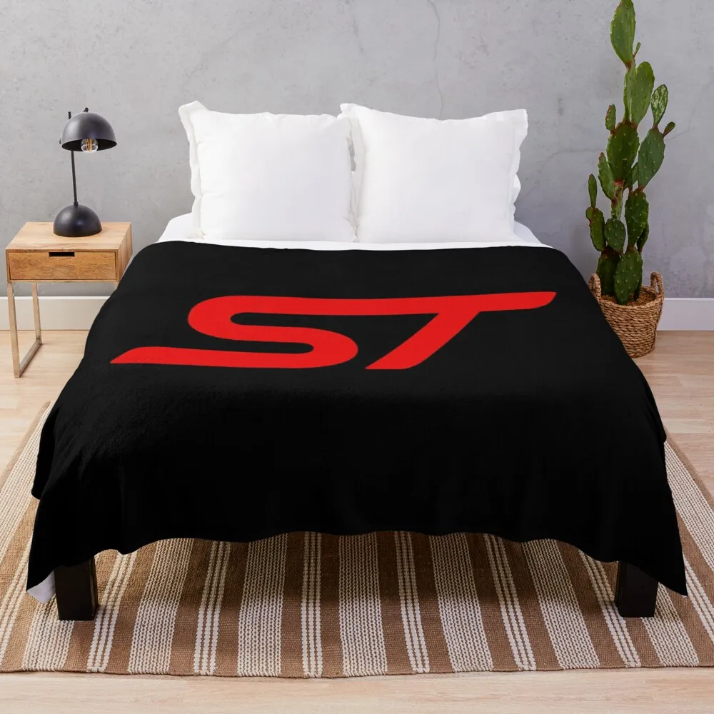 

Focus ST logo Throw Blanket Decorative Blanket