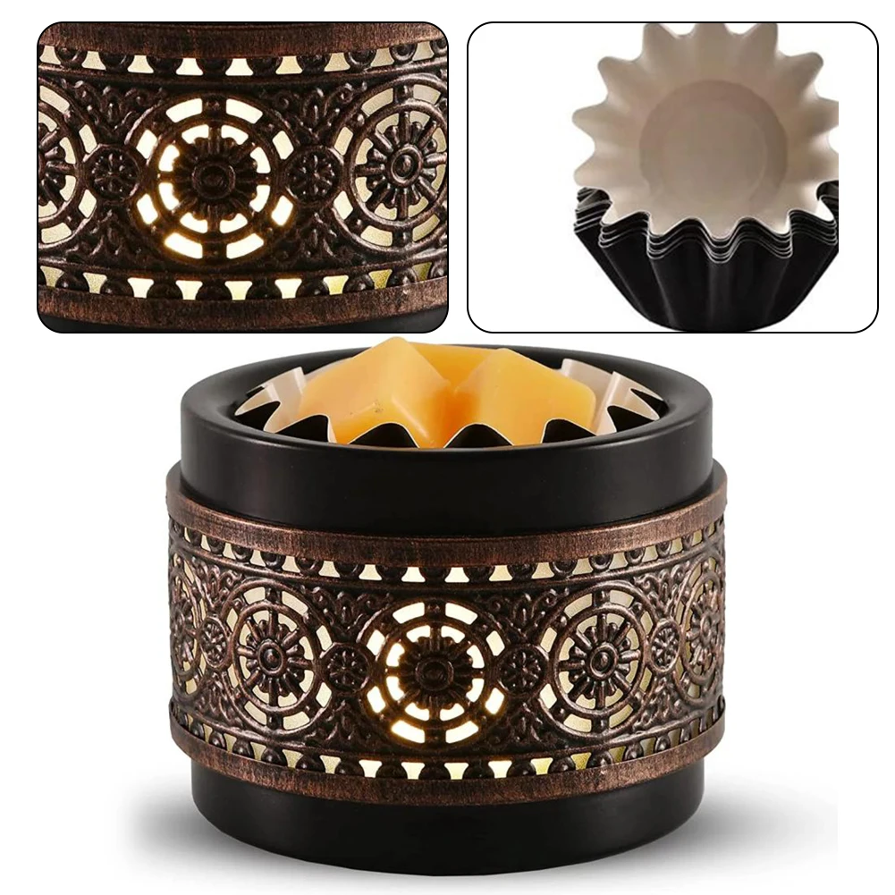 

2 In 1 Wax Warmer 11*11*9 Cm Electric Wax Melter For Home Spa Home Decorative Ornaments Candle Heater
