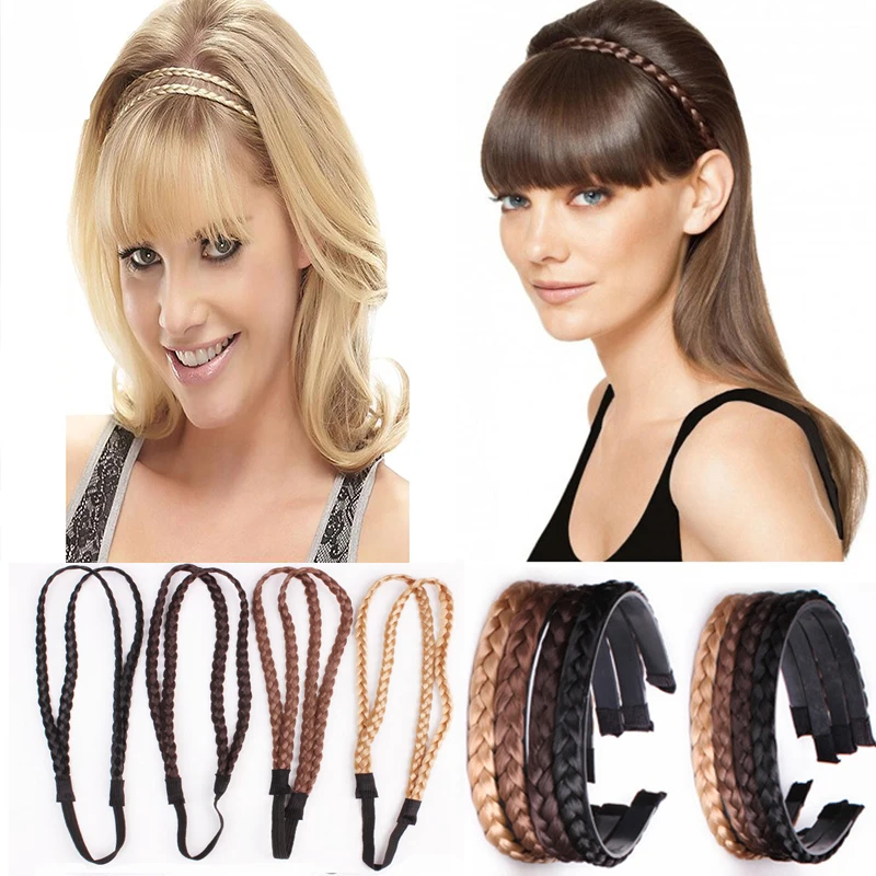 

Headband Femme Hair Accessories Toothed Twist Braid Hair Head Braided Headband Buckle headwear Europe Fashion Accessories