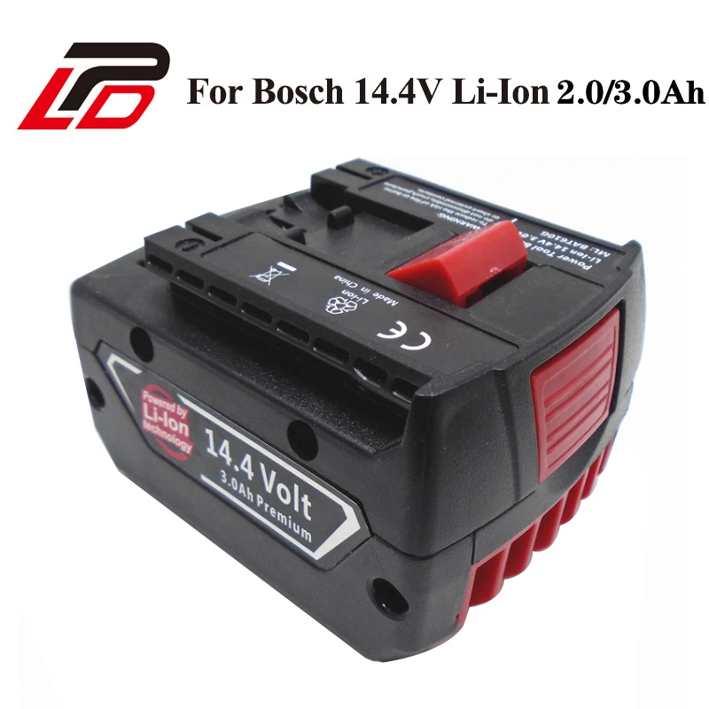 

14.4V 3.0/4.0Ah Li-Ion Power Tool Battery for Bosch 2 607 336 078 BAT607 BAT614 BAT607G BAT614G 2 607 336 078