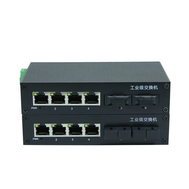 Фото Рекомендуемый промышленный коммутатор Good Thing: 4 порта 10/100/1000 + 2 порта Gbit для передачи данных на большие расстояния №2