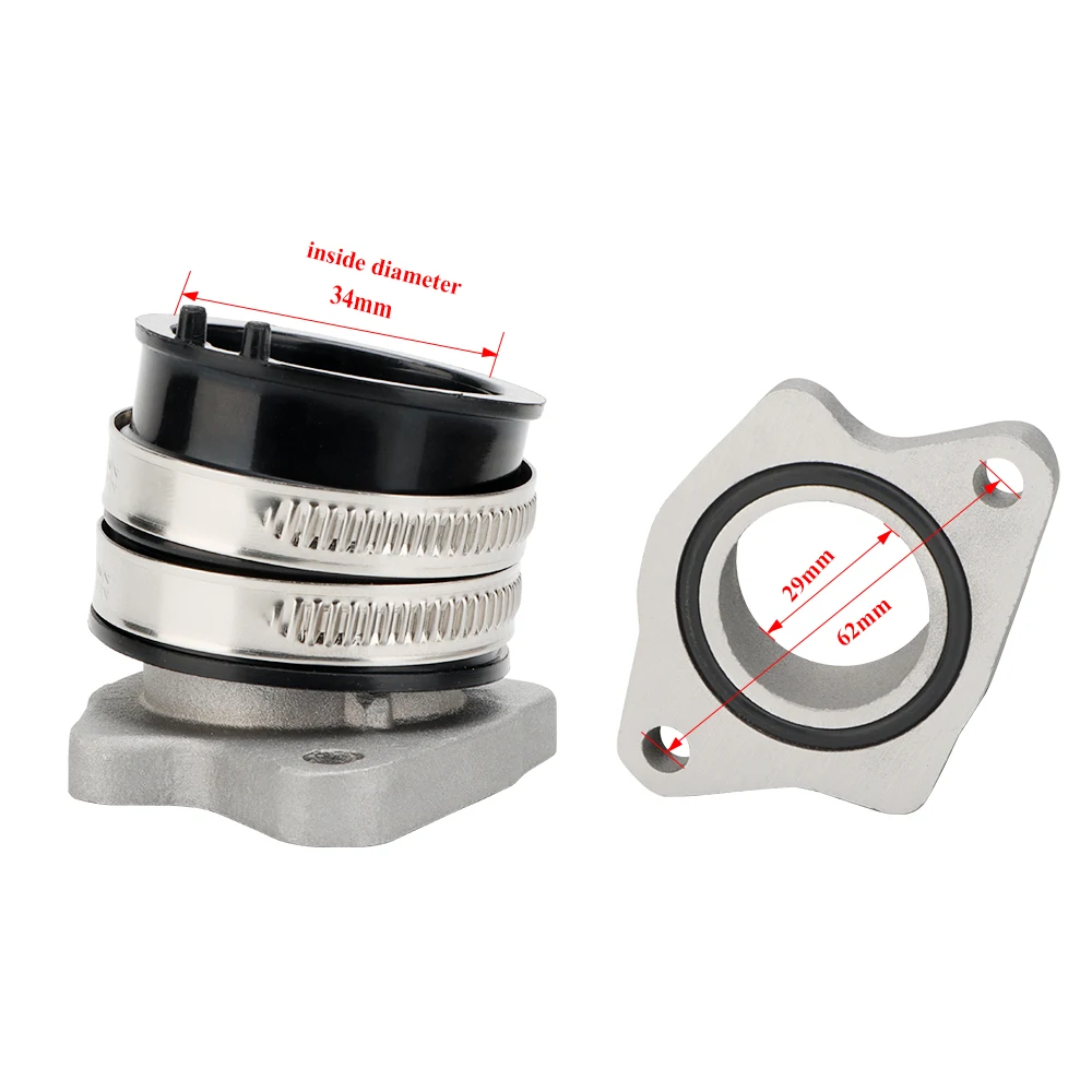 NIBBI мотоцикл Zongshen CB300RL двигатель с ЧПУ адаптер впускного коллектора PE карбюратор