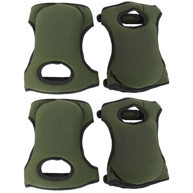 

2X Gardening Knee Pads, Home Knee Pads For Gardening Cleaning, Adjustable Straps Knee Pads