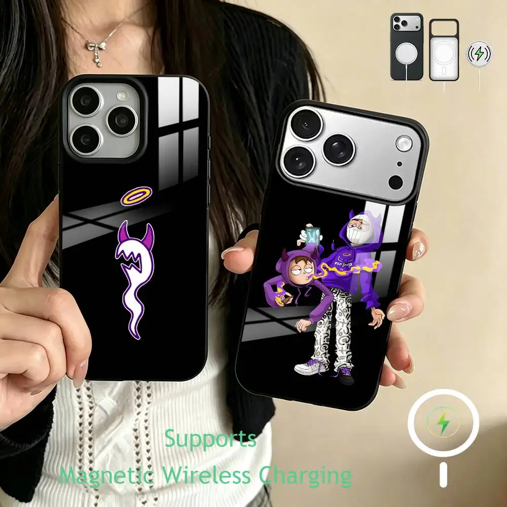 Фото Чехол для телефона Tha Supreme-e Rapper-r Thasup для iPhone 17, 16, 15, 14, 13, 12, 11 Plus, Pro с поддержкой магнитной беспроводной зарядки №1