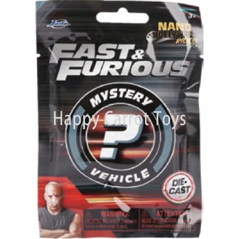 Фото Оригинальный набор Jada Nano Hollywood Rides Fast & Furious Mystery Blind Bag с колесами из литого металла 1,65 дюйма, которые могут вращаться, игрушечные машинки в подарок для детей №5