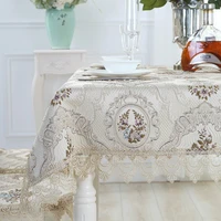 proud rose european lace tablecloth table runner rectangle decor table cover household chair cushion chair cover 1 piece