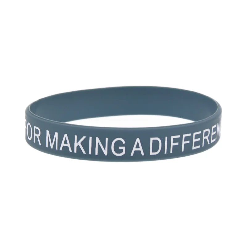 50 шт. Храбрый укостюм мечты Мотивационный силиконовый браслет Резиновый Следуй