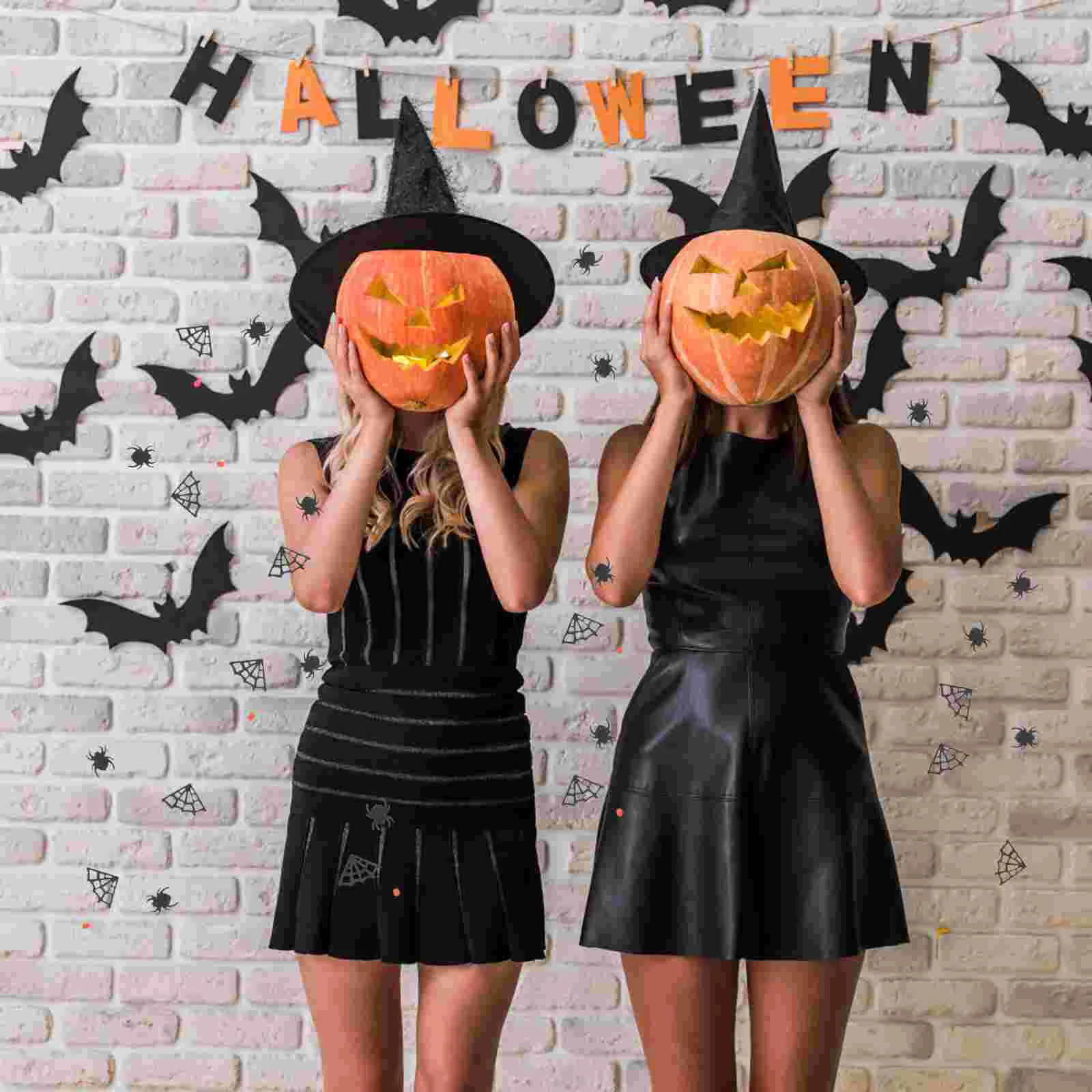 

Confetti Glitter Spidertables Witch Spiders Pumpkin Paperdecorations Decoration Sequins Mix Tumblers Web Confetties Prank Bat