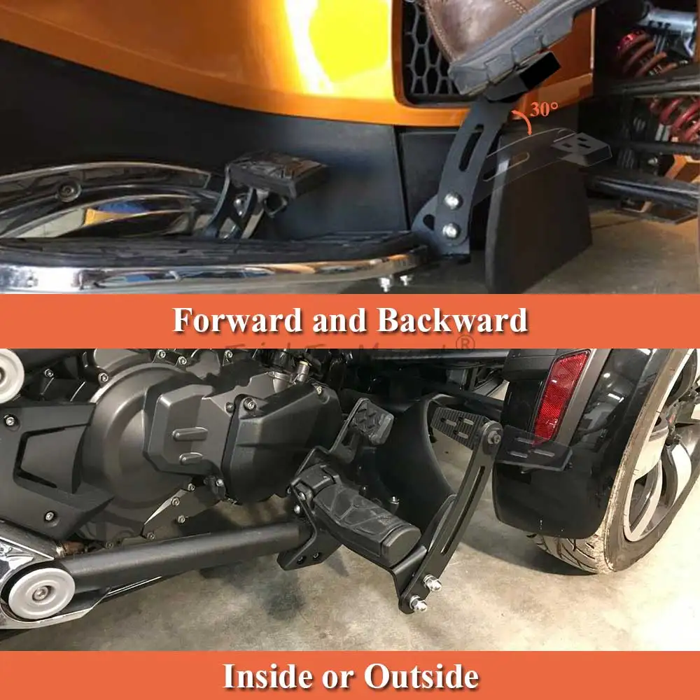 Совместим с заводской напольной доской Can Am Spyder RT напольные дорожные колышки