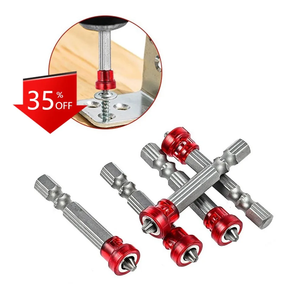 

Наконечник для электрической отвертки, Нескользящие биты с шестигранным хвостовиком, 1/4"