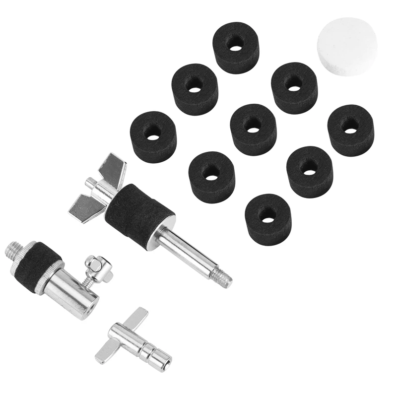 

Cymbal Replacement Accessories Cymbal Felts Hi-Hat Clutch Felt Hi Hat Cup Felt Cymbal Washer and Drum Keys