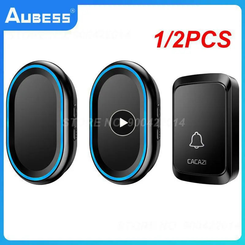 

1/2PCS Wireless Doorbell Outdoor Welcome Ring Chime Door Bell Music Melody Remind Smart Home Security Alarm EU UK US Plug