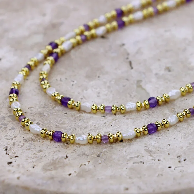 Высококачественное ожерелье из натурального кристалла романтическое летнее