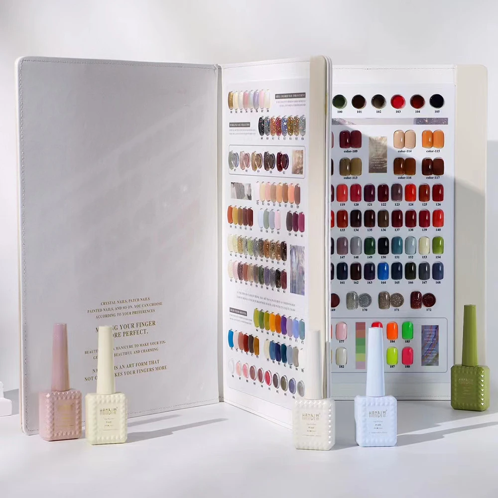 HANBI 188 цветов Гель-лак для ногтей УФ-Гель-лак отмачиваемый лак дизайна праймер
