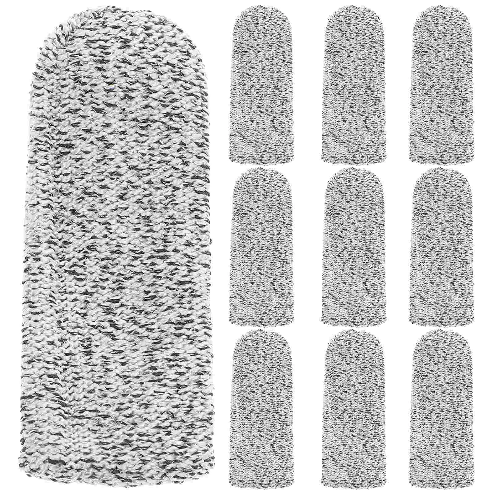 

10Pcs Cut Resistant Finger Cots Cut Finger Guards Thumb Protector Thumb Cots Cut Finger Cots