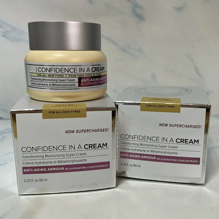 

Super Face Cream Confidence In A Cream Moisturizer Hydrating Transforming Moisturizing Full Size CC BB Cream