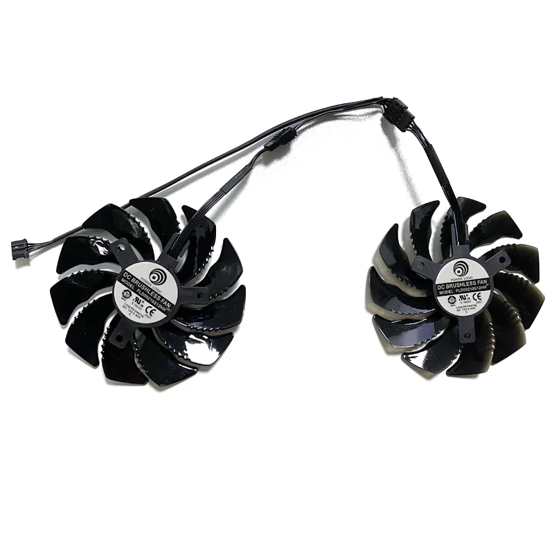 Вентилятор охлаждения графической карты Gigabyte GTX 1660 1660Ti вентилятор для 2 шт. 87 мм 4