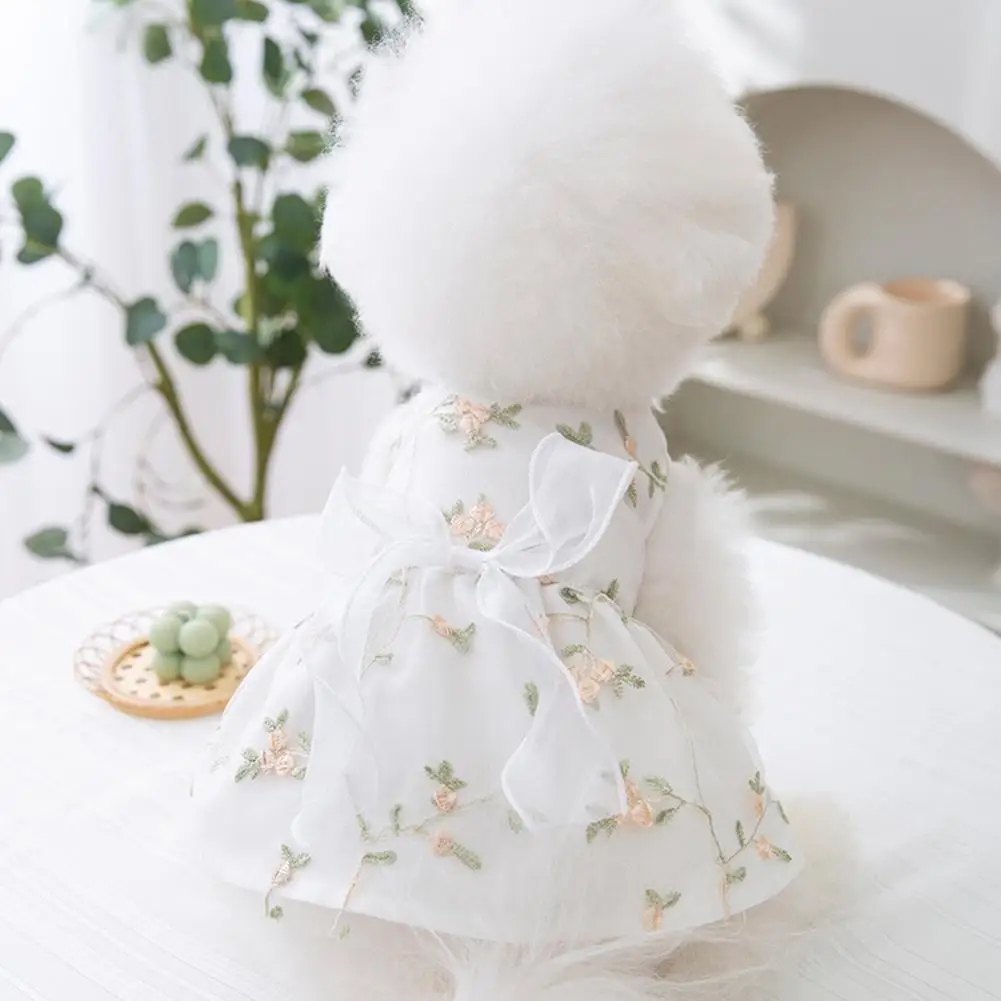 

Pet Dog Dress With Bowknot Princess Dress Pet Clothes For Weddings Birthdays Holiday Parties Valentine Day Dog Clothes