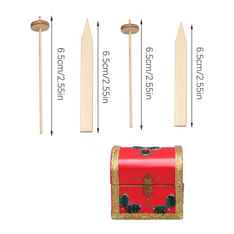 

1 комплект, 1:12 миниатюрный Рождественский ящик для кукольного домика, сани, сноуборд, Рождественское украшение, модель, аксессуары для кукольного домика